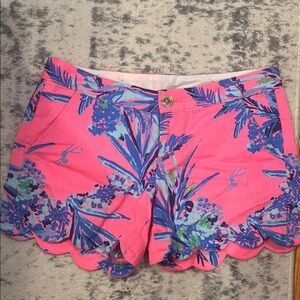 Lily Pulitzer Floral Pink Women's Shorts